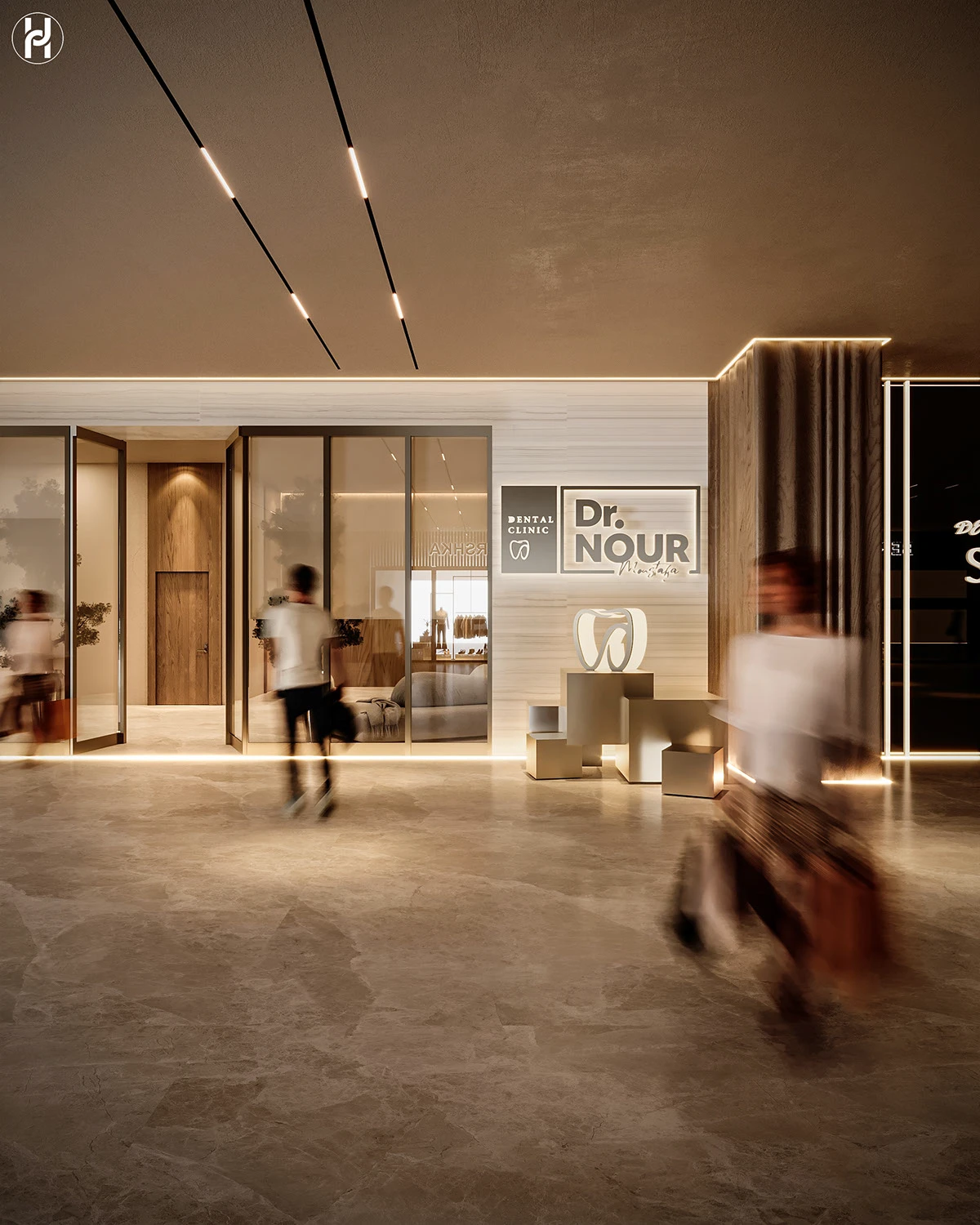 Dr Nour Clinic commercial architecture project at City Stars