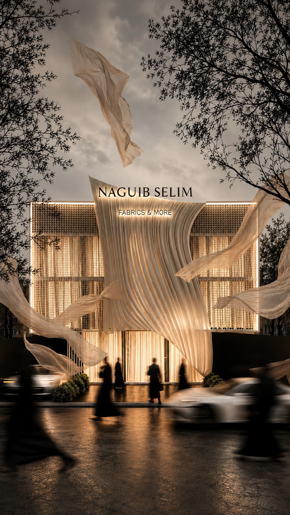 Naguib Selim retail architecture project in 5th Settlement